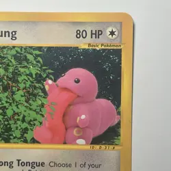 Pokemon TCG Lickitung Aquapolis 90/147 Non Holo Common 2003 VTG WOTC NM Card - Image 3