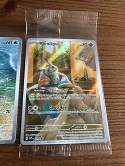 Pokemon TCG SIR Holo Card Lot (4ea, Mimikyu is Factory Sealed, All Mint) - Image 5
