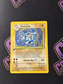 Machamp 8/102 1st Edition | Base Set | Holo Pokemon Card HP - Image 1