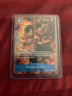 2025 ONE PIECE OP10-ROYAL BLOOD TREASURE RARE #052 PORTGAS D. ACE PSA 10 - Image 1