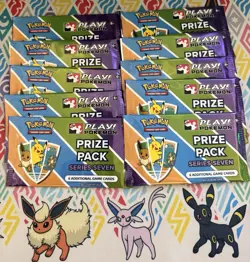 Pokemon Prize Pack Series 7 Sealed (X10) Booster Packs - Image 1