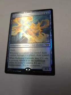 MTG - Enduring Curiosity (Foil) - Duskmourn: House of Horror - LP - Image 3