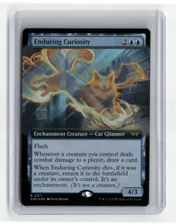 Enduring Curiosity (Extended Art) Duskmourn: House of Horror Foil - Image 1
