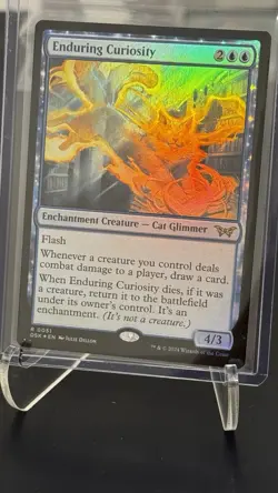 Magic MTG: Enduring Curiosity - Duskmourn: House of Horror (DSK) Foil - Image 1