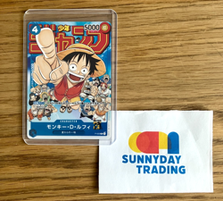 Monkey D Luffy P-033 PROMO Weekly Shonen Jump 1/2023 ONE PIECE Card Japanese - Image 1