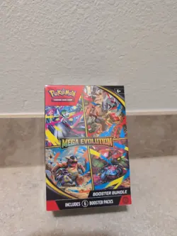Pokemon TCG Mega Evolution Booster Bundle New Sealed (6 Packs) - Image 1