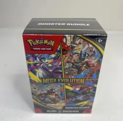 Pokemon TCG Mega Evolution Booster Bundle 6 packs NEW Sealed Cards FREE SHIP - Image 1