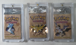 WOTC Pokemon Fossil Booster Pack Factory Sealed Long Stem Packs Full Set Art - Image 1