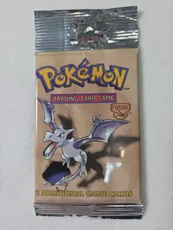 WOTC Pokemon Fossil Booster Pack Factory Sealed Long Stem Packs Full Set Art - Image 2