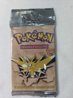 WOTC Pokemon Fossil Booster Pack Factory Sealed Long Stem Packs Full Set Art - Image 3