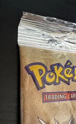 Pokemon Fossil Booster Pack Long Crimp FACTORY SEALED Zapdos 1999 A - Image 5