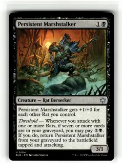 PERSISTENT MARSHSTALKER Bloomburrow #104 BLB(NM+)(MTG) - Image 1