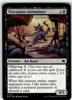 THORNPLATE INTIMIDATOR Bloomburrow #117 BLB(NM+)(MTG) - Image 1