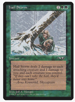Hail Storm - Alliances (ALL) (x4) Vintage Magic the Gathering NM/LP - Image 1