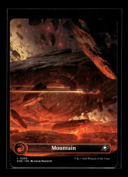 MOUNTAIN (0265) (BORDERLESS) Edge of Eternities #265 EOE(NM+)(MTG) - Image 1