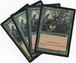 Magic MTG Portal: Panther Warriors X 4 - Image 1