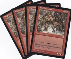 Magic MTG Portal: Highland Giant X 4 - Image 1