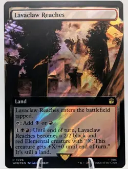Lavaclaw Reaches (SURGE FOIL Extended Art) Doctor WHO | MTG EDH Manland | NEW NM - Image 1