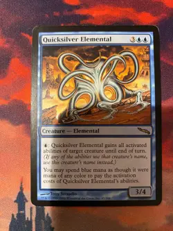 MTG Mirrodin Quicksilver Elemental LP - Image 1