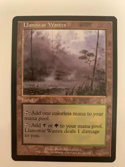 MTG NM Llanowar Waste Apocalypse Free Shipping In The US With Tracking - Image 1