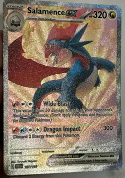 2025 Pokemon SV Journey Together - JTG EN #187/159 Salamence ex - Image 3