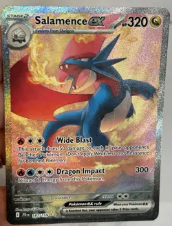 2025 Pokemon SV Journey Together - JTG EN #187/159 Salamence ex - Image 4