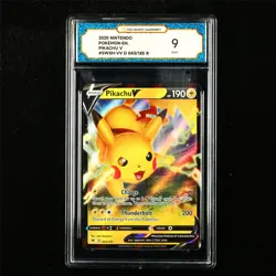 TQG 9 MINT 2020 Pokemon ENG Pikachu V 043/185 R - Image 1