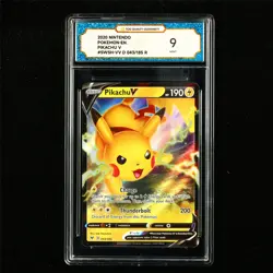 TQG 9 MINT 2020 Pokemon ENG Pikachu V 043/185 R - Image 2