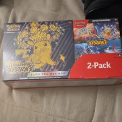 Pokemon TCG Scarlet & Violet Surging Sparks Elite Box Booster Bundle 2-Pack - Image 1