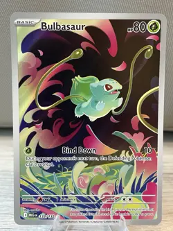 Pokemon TCG Bulbasaur 133/132 Secret Rare Mega Evolution Set Near Mint - Image 1