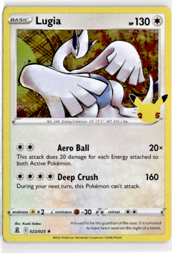 Lugia #22 Pokemon Celebrations Holo - Image 1