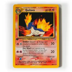 Pokemon - Quilava - 1st Edition - Non Holo - 46/111 - Neo Genesis - Image 1