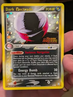 2004 Pokemon Team Rocket Returns #4 Dark Electrode Reverse Holo LP+ - Image 1