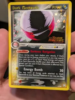 2004 Pokemon Team Rocket Returns #4 Dark Electrode Reverse Holo LP+ - Image 3