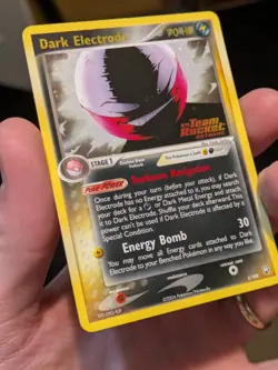 2004 Pokemon Team Rocket Returns #4 Dark Electrode Reverse Holo LP+ - Image 4