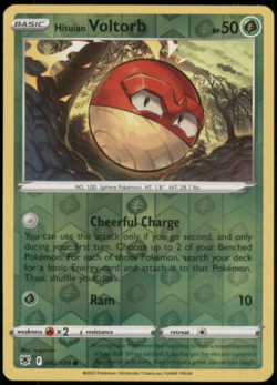 Pokemon - Hisuian Voltorb - 002/189 - Astral Radiance - Reverse Holo - NM/M - Image 1