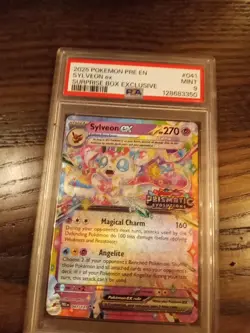 2025 Sylveon ex 041/131 (Stamped) Pokemon Prismatic Evolutions PSA 9 - Image 1