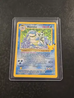 Pokemon TCG - Blastoise 2/102 - Holo Rare - Celebrations Classic Collection NM - Image 1