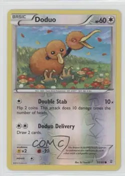 Doduo Reverse Foil Pokemon XY Generations #55 - Image 1