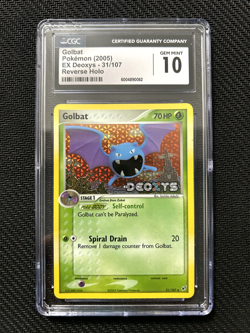 Golbat Pokemon 2005 EX Deoxys 31/107 Reverse Holo GEM MINT CGC 10 - Image 1