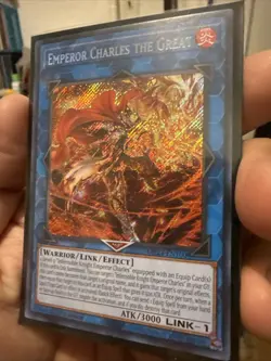 Yugioh Emperor Charles the Great MP24-EN100 Secret Rare Misprint - Image 2