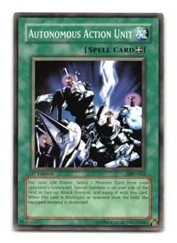 Autonomous Action Unit - MFC-032 1st Edition - YuGiOh-LP - Image 1