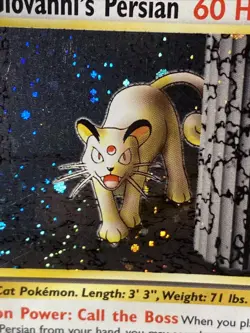 Pokemon TCG Giovanni's Persian 8/132 Gym Challenge Unlimited Holo Rare Vintage - Image 2