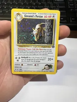 Pokemon TCG Giovanni's Persian 8/132 Gym Challenge Holo - Image 3