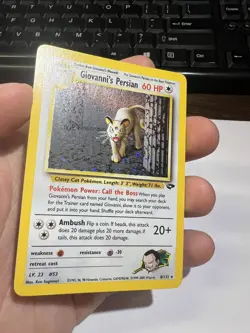 Pokemon TCG Giovanni's Persian 8/132 Gym Challenge Holo - Image 4