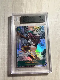 BGS 9.5 Jewelry Bonney Manga Art SEC OP12-118 One Piece TCG Legacy of the Master - Image 1