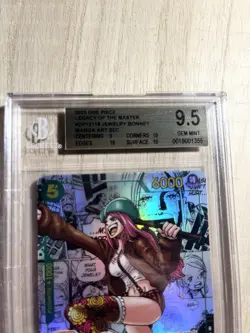BGS 9.5 Jewelry Bonney Manga Art SEC OP12-118 One Piece TCG Legacy of the Master - Image 3
