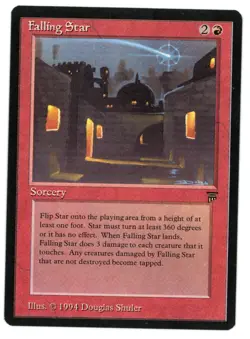 Falling Star -- MTG (SP Quality) - Legends - See scans!! - Image 1
