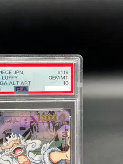 PSA 10 Luffy Nika OP05-119 Manga Alt Art Comic Parallel ONE PIECE Card Japanese - Image 3