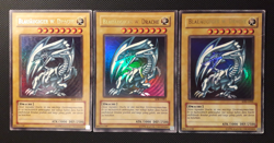 Yu-Gi-Oh! 3x Blauaugiger w. Drache, SDK-G001, UR, 2. Auflage, Deutsch, Good - Image 1